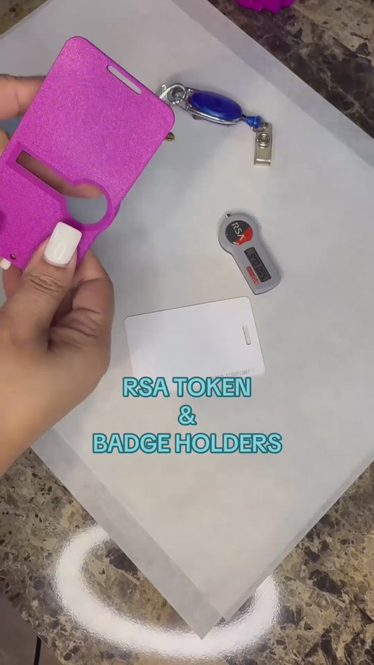 All-in-One RSA Token & ID Badge Holder